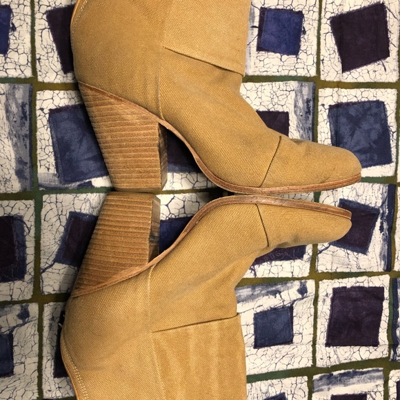 Rag & Bone canvas newbury booties EUC size 41 Us10 - Picture 5 of 7